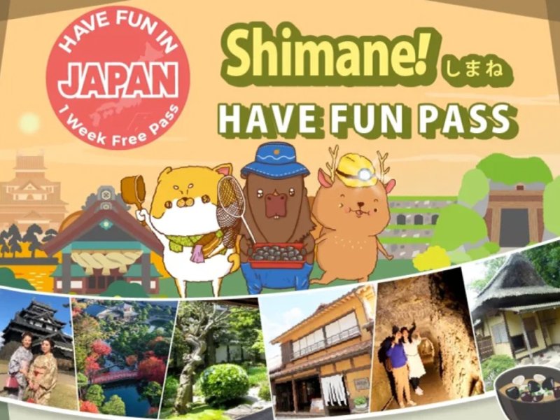 Have Fun in Shimane Pass 1 Week Free Pass (W)