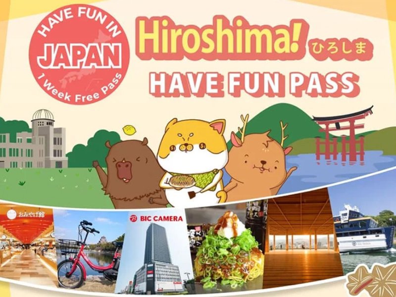 Have Fun in Hiroshima Pass 1 Week Free Pass (W)